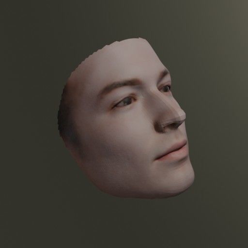 PopFace BaseMesh - Ezra Miller 3D model_5