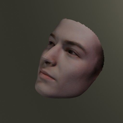 PopFace BaseMesh - Ezra Miller 3D model_2