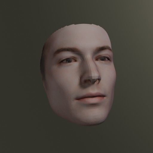 PopFace BaseMesh - Ezra Miller 3D model_4