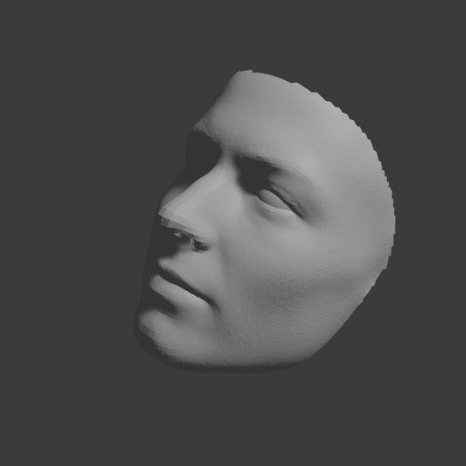 PopFace BaseMesh - Ezra Miller 3D model_7