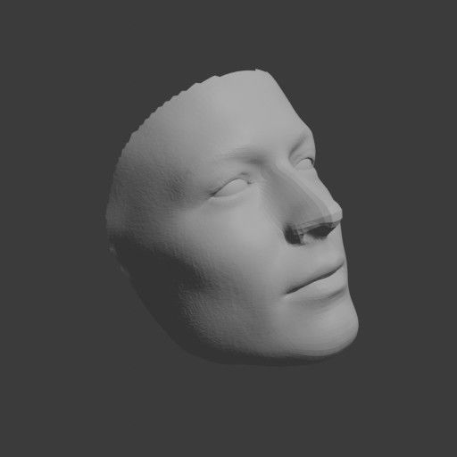 PopFace BaseMesh - Ezra Miller 3D model_10