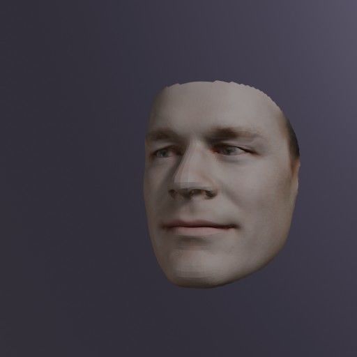 PopFace BaseMesh - John Cena 3D model_3