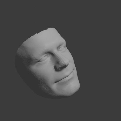 PopFace BaseMesh - John Cena 3D model_10