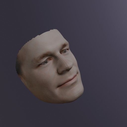 PopFace BaseMesh - John Cena 3D model_5