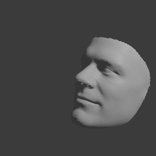 PopFace BaseMesh - John Cena 3D model_7