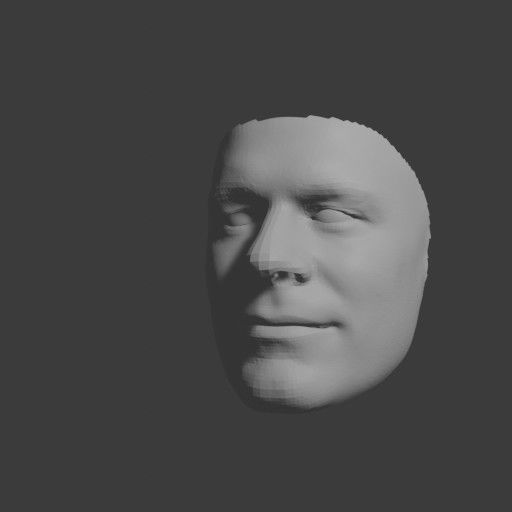 PopFace BaseMesh - John Cena 3D model_8