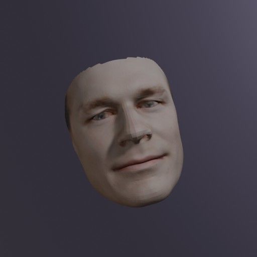 PopFace BaseMesh - John Cena 3D model_4