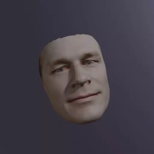 PopFace BaseMesh - John Cena 3D model_0