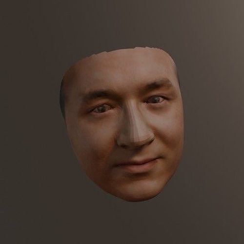 PopFace BaseMesh - Jackie Chan 3D model