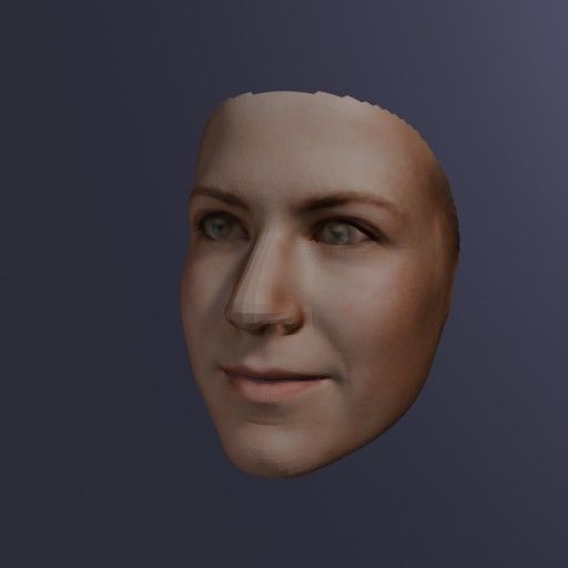PopFace BaseMesh - Jennifer Aniston 3D model_3