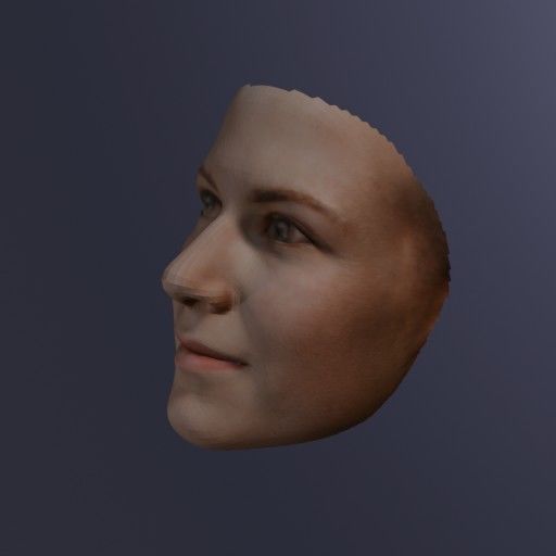 PopFace BaseMesh - Jennifer Aniston 3D model_2