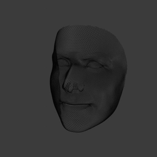 PopFace BaseMesh - Jennifer Aniston 3D model_12