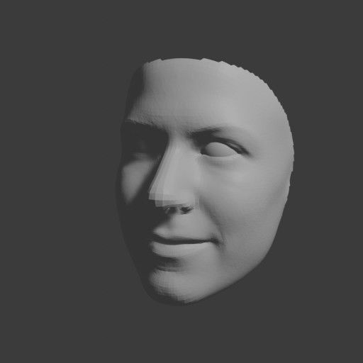 PopFace BaseMesh - Jennifer Aniston 3D model_8