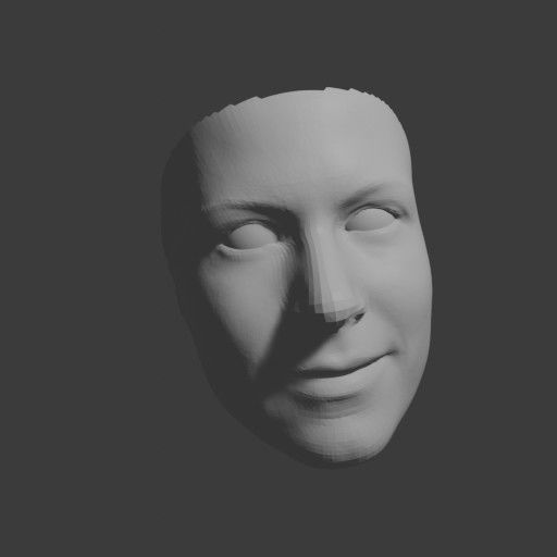 PopFace BaseMesh - Jennifer Aniston 3D model_9