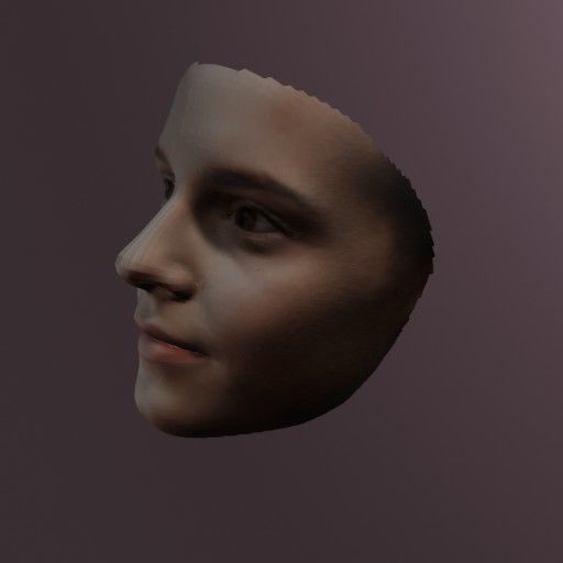 PopFace BaseMesh - Emma Watson 3D model_2