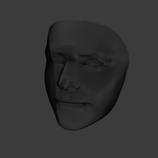 PopFace BaseMesh - Emma Watson 3D model_12