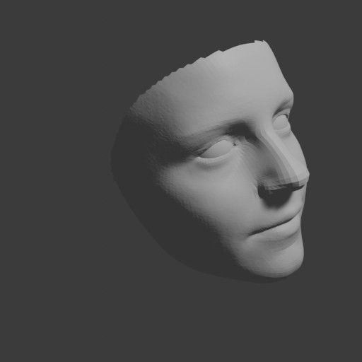 PopFace BaseMesh - Emma Watson 3D model_10