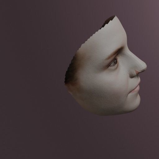 PopFace BaseMesh - Emma Watson 3D model_6