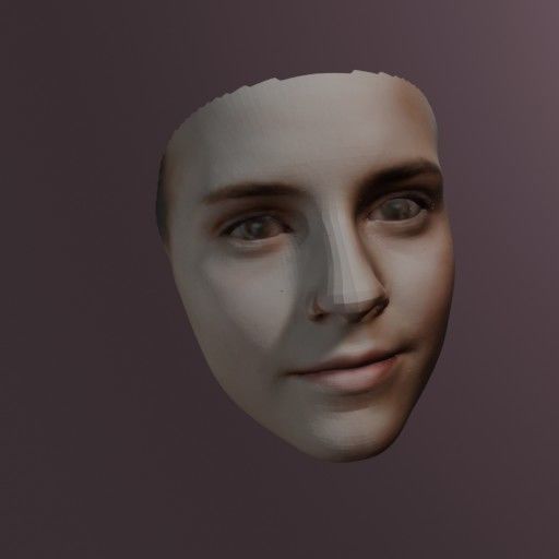 PopFace BaseMesh - Emma Watson 3D model_4