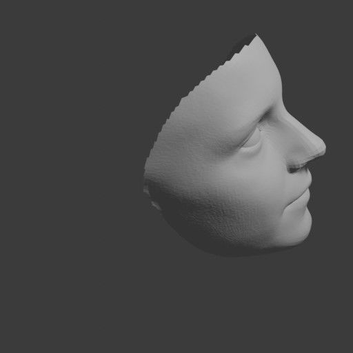 PopFace BaseMesh - Emma Watson 3D model_11