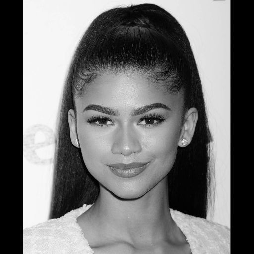 PopFace BaseMesh - Zendaya Coleman 3D model_1