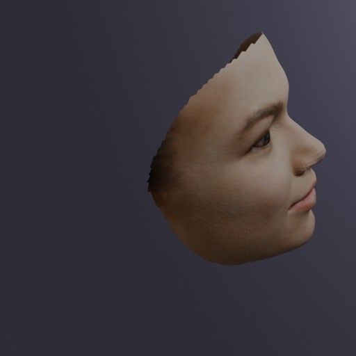 PopFace BaseMesh - Zendaya Coleman 3D model_6