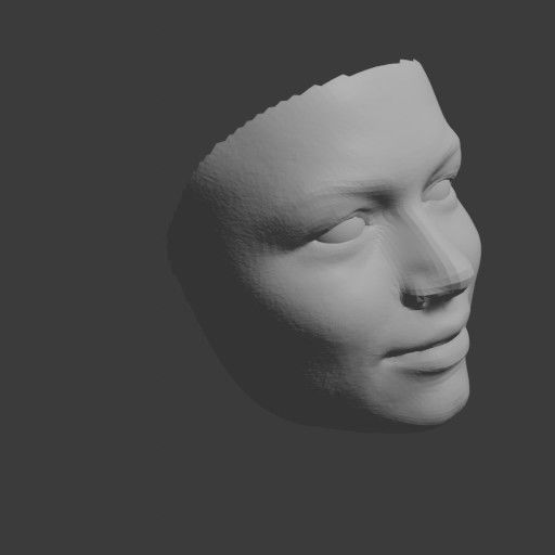 PopFace BaseMesh - Zendaya Coleman 3D model_10