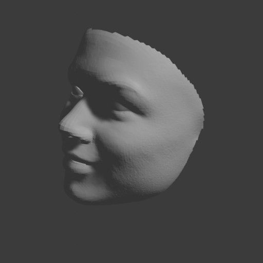 PopFace BaseMesh - Zendaya Coleman 3D model_7