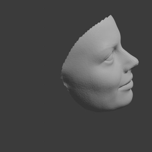 PopFace BaseMesh - Margot Robbie 3D model_11