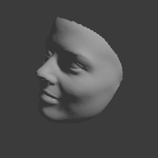 PopFace BaseMesh - Margot Robbie 3D model_7