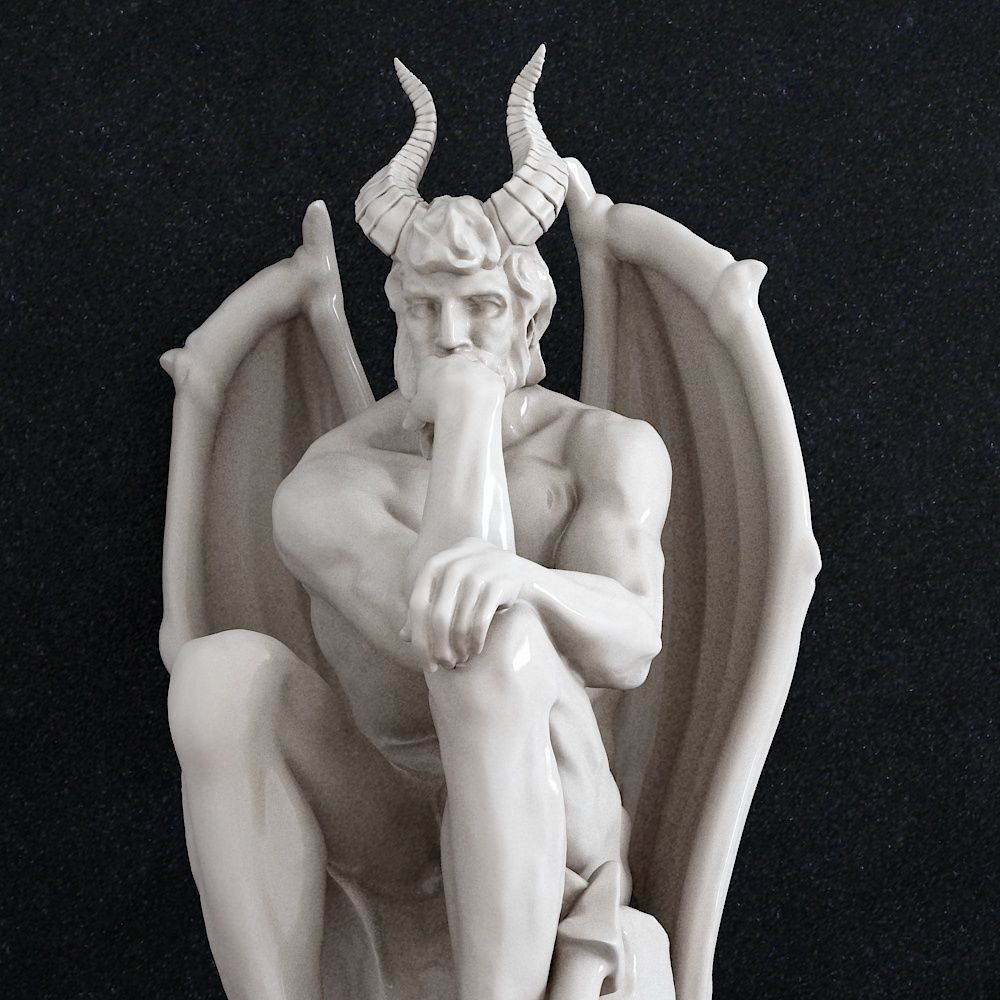 Devil Statue 3D print model_1