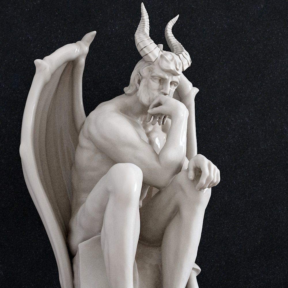 Devil Statue 3D print model_2