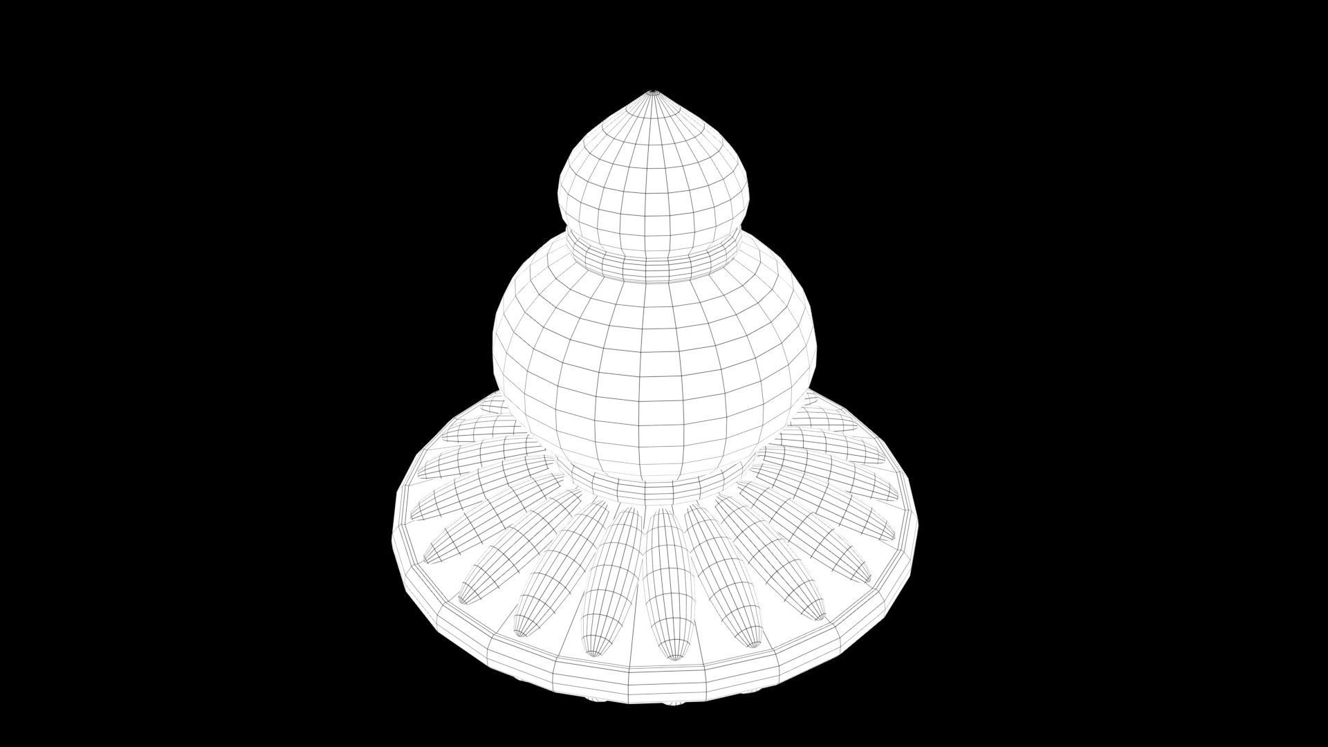 kedarnath Dome 3D model_8