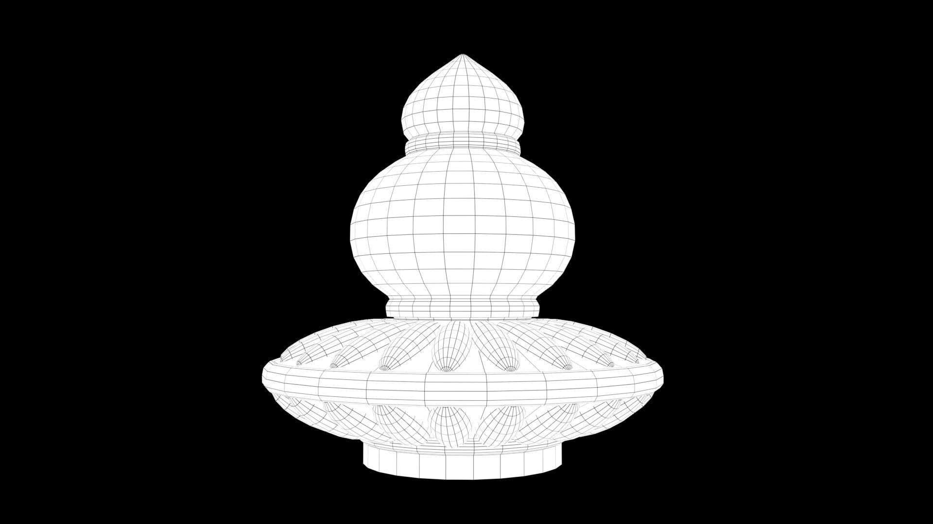 kedarnath Dome 3D model_9