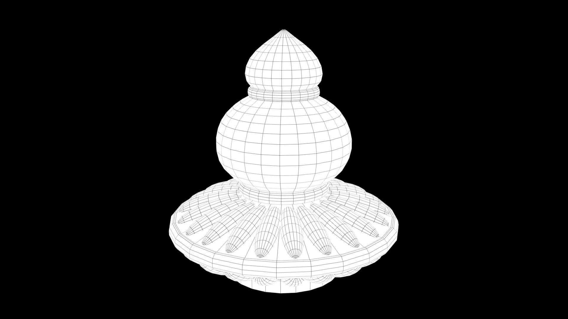 kedarnath Dome 3D model_6