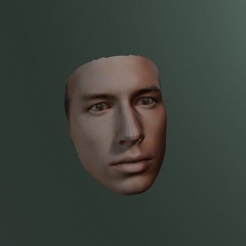 PopFace BaseMesh - Adam Driver 3D model