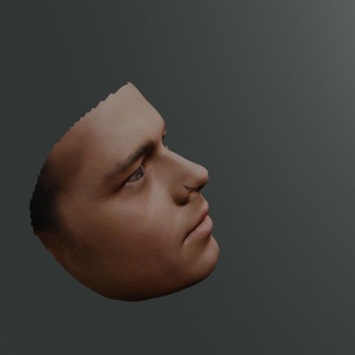PopFace BaseMesh - Brad Pitt 3D model_6