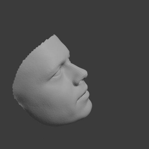 PopFace BaseMesh - Brad Pitt 3D model_11