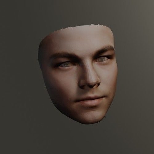 PopFace BaseMesh - Leonardo DiCaprio 3D model
