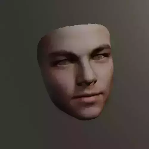 PopFace BaseMesh - Leonardo DiCaprio