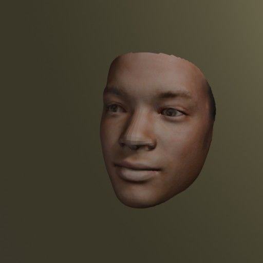 PopFace BaseMesh - Will Smith 3D model_3