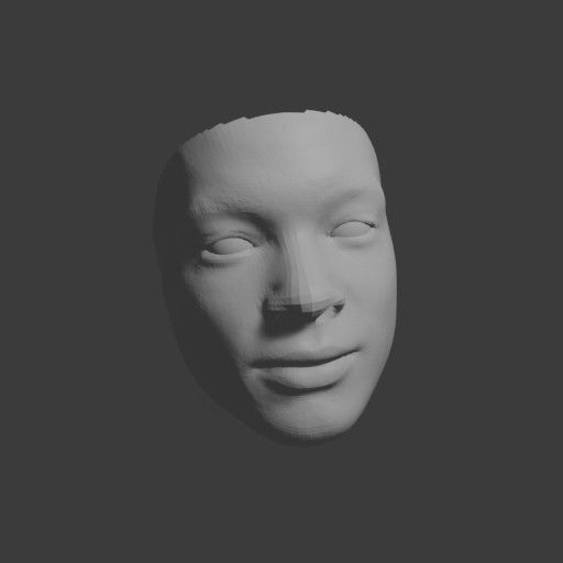 PopFace BaseMesh - Will Smith 3D model_9