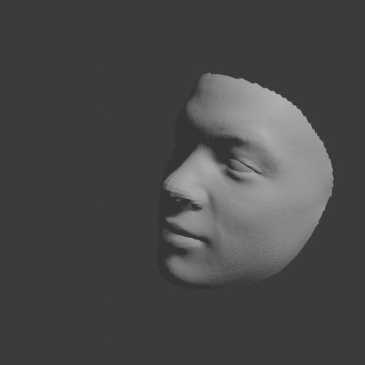 PopFace BaseMesh - Will Smith 3D model_7