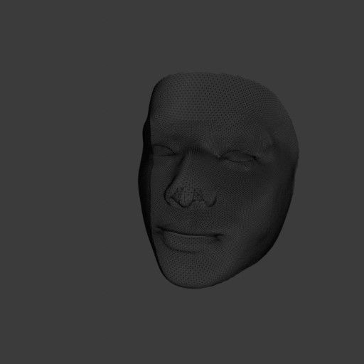 PopFace BaseMesh - Will Smith 3D model_12