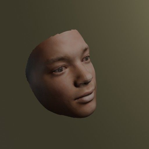 PopFace BaseMesh - Will Smith 3D model_5