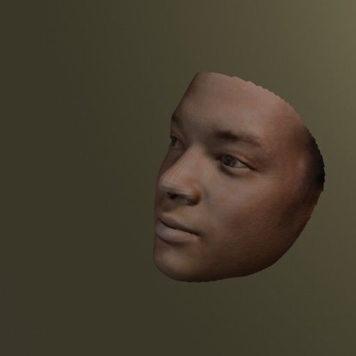 PopFace BaseMesh - Will Smith 3D model_2