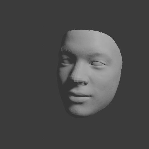PopFace BaseMesh - Will Smith 3D model_8