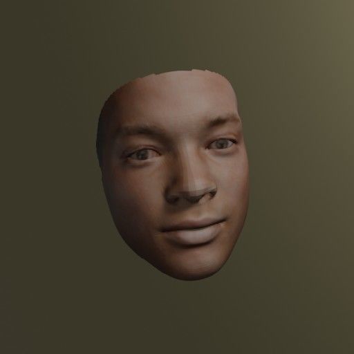 PopFace BaseMesh - Will Smith 3D model_4