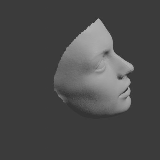 PopFace BaseMesh - Anne Hathaway 3D model_11