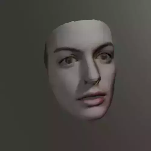 PopFace BaseMesh - Anne Hathaway